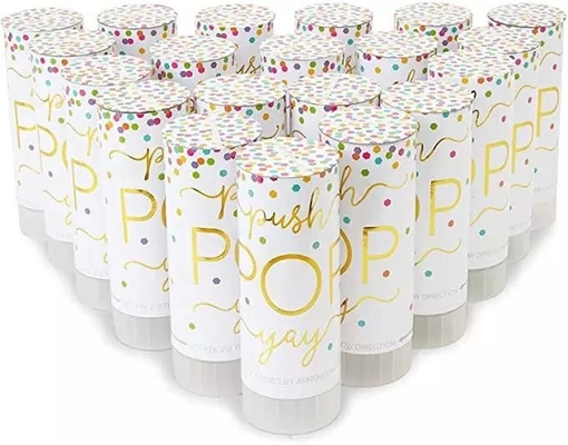 Giá tốt. Bán buôn Handhold Confetti mini Cannon với bản in tiệc cưới chất lượng cao trực tuyến