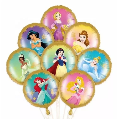 Giá tốt. Bán buôn công chúa helium foil bong bóng giấy bạc 18 inch cho bữa tiệc trang trí sinh nhật quà tặng trực tuyến