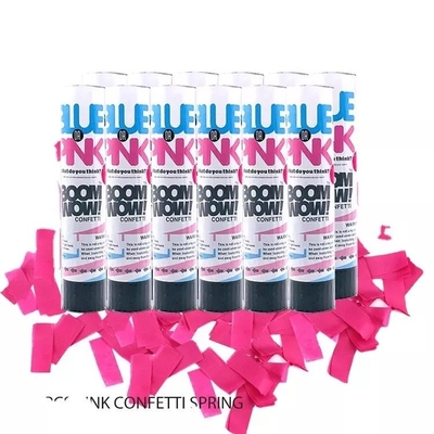 Giá tốt. Wholseal 2022 Trình khởi chạy phân hủy sinh học cầm tay mới Bột giới tính Reveal Confetti Cannon trực tuyến