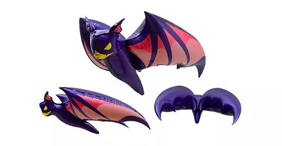 Giá tốt. Phim hoạt hình dơi 4D Halloween Bong bóng giấy bạc Nhồi nhôm để trang trí tiệc trực tuyến