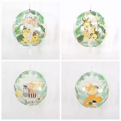 Giá tốt. Jungle Animals Dinosaur In Heli PVC Balloons Đồ chơi trang trí tiệc sinh nhật trực tuyến