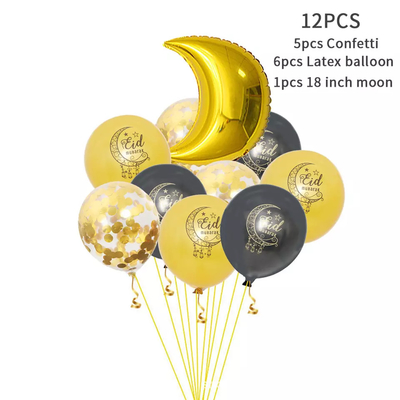 Giá tốt. Bộ bóng bay cao su Eid Trang trí lễ Ramadan Eid cho lễ hội tiệc tùng 12 inch trực tuyến