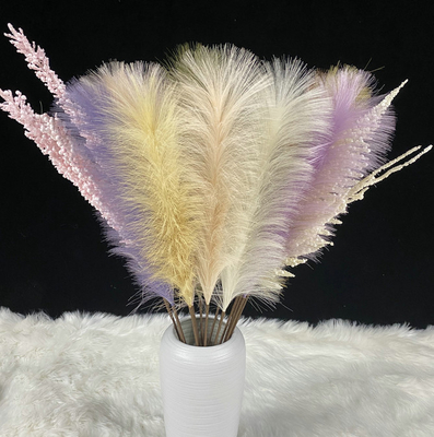 Giá tốt. Tơ nhân tạo Reed Pampas Grass Home Wedding Decor Backdrop Trang trí trực tuyến