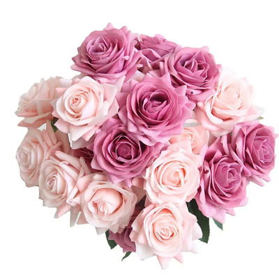 Giá tốt. Hoa hồng nhân tạo thân đơn Hoa hồng nhân tạo hoa hồng Valentine hoa lụa hoa cưới hoa hồng trực tuyến