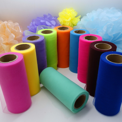 Giá tốt. Vật liệu Organza đa màu Roll cho trang trí 9gsm trực tuyến