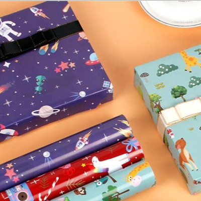 Giá tốt. Công nghệ in kỹ thuật số Gift Wrap Paper Roll With Matte Surface Finish trực tuyến