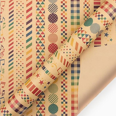 Giá tốt. Công nghệ in inkjet Kraft Paper Gift Wrap Paper Roll trực tuyến