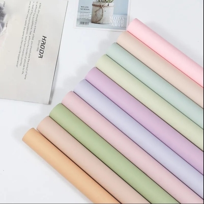 Giá tốt. Giấy bọc hoa macaron màu rắn lý tưởng cho ngành công nghiệp thủ công quà tặng trực tuyến