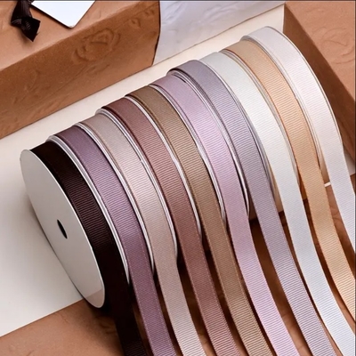Giá tốt. Yama dây chuyền cổ điển màu nâu sáng sô cô la grosgrain dây chuyền cuộn cho hộp quà tặng warp trực tuyến