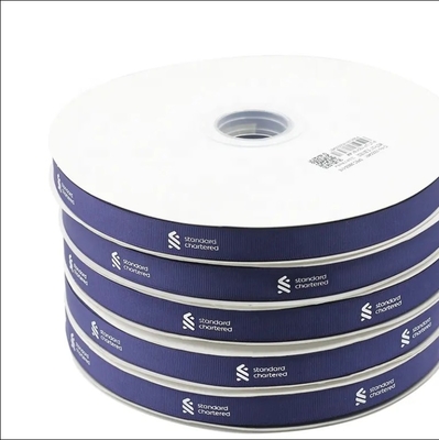 Giá tốt. Polyester Custom Logo Ribbon Roll Gift Wrap được trang trí bằng ruy băng sang trọng cho gói quà tặng trực tuyến
