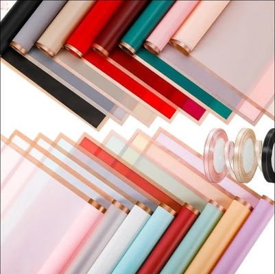 Giá tốt. Giấy bọc hoa BOPP chống nước 58 * 58cm cho bao bì hoa Hàn Quốc trực tuyến