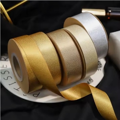 Giá tốt. High Tenacity Polyester Satin Ribbon Gift Box Packaging Custom Printed Logo Glitter trực tuyến