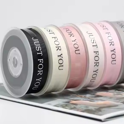 Giá tốt. Hành động DIY High Light 6mm Polyester Gift Packing Ribbon với logo chỉ dành cho bạn trực tuyến