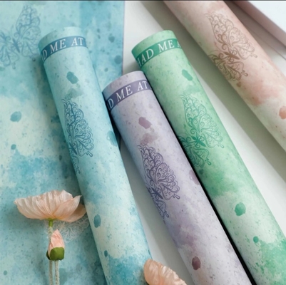 Giá tốt. Giấy bọc hoa chống tĩnh với thiết kế hoa hồng nghệ thuật chống nước và nổi trực tuyến