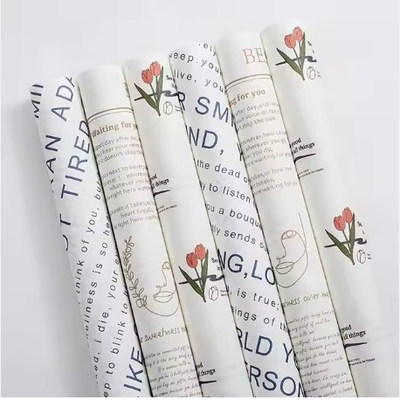 Giá tốt. Giấy bọc hoa tulip cho bó hoa 58 * 58cm 50g Bao bì quà tặng trực tuyến