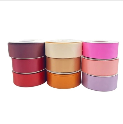 Giá tốt. Nhà máy bán buôn tùy chỉnh hai mặt satin bọc băng cuộn in logo tùy chỉnh với gói quà tặng trực tuyến