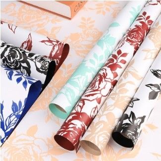 Giá tốt. Tanabata Story Hoa hồng giấy bọc hoa Kraft giấy hoa hoa giấy làm thủ công cửa hàng hoa Hoa nghệ thuật vật liệu trực tuyến