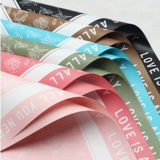 Giá tốt. Rose Garden Hoa bao bì giấy phim nhựa nhỏ tươi cao cấp DIY cửa hàng hoa thủ công Hoa nghệ thuật vật liệu trực tuyến