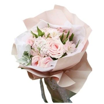 Giá tốt. Lizhiran ins phong cách Xueli giấy hoa bọc giấy bó hoa đặc biệt của em bé thở bọc giấy chợ đêm bó hoa gian hàng trực tuyến