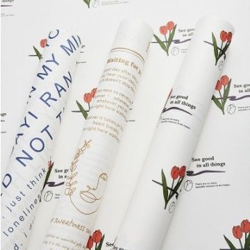 Giá tốt. Hoa giấy bọc vật liệu hoa giấy nghệ thuật giấy ins phong cách trang trí cửa hàng hoa vật tư hộp quà giấy hoa tulip trực tuyến