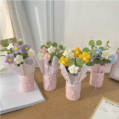 Giá tốt. Quà tặng Ngày Phụ nữ Ngày nữ thần Hoa Plush Đẹp Đẹp Đẹp Vỏ Vỏ Vỏ Hoa Vải đan tay trực tuyến