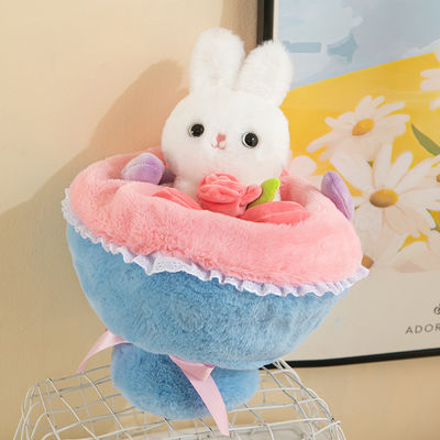 Giá tốt. Cây hoa Magic Bunny - Quà tặng bông hoa Valentine cho thỏ 20x30cm của cô ấy trực tuyến