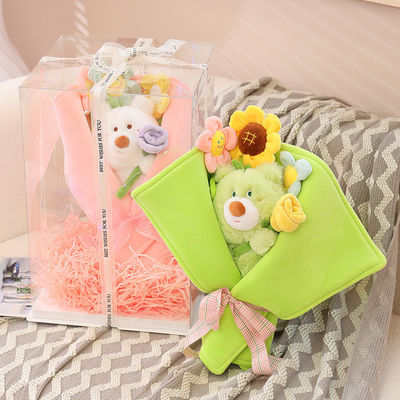 Giá tốt. Rose Bear Plush Bouquet - Quà tặng độc đáo cho bạn gái, vợ & bạn bè thân nhất trực tuyến