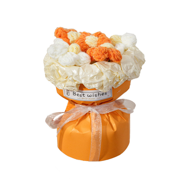 Giá tốt. 11x13cm Mini Hoa Bouquet đan Puff Bouquet Sản phẩm hoàn thiện Hoa nhân tạo trong nhiều màu sắc cho Ngày của Mẹ trực tuyến