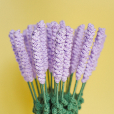 Giá tốt. Cây hoa Lavender Bouquet Wedding Hoa nhân tạo Trang trí hoa cao cấp trực tuyến
