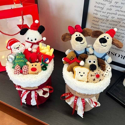 Giá tốt. 22x37cm Bouquet búp bê Plush quà độc đáo cho bạn trai hoặc bạn gái West Highland White Terrier trực tuyến
