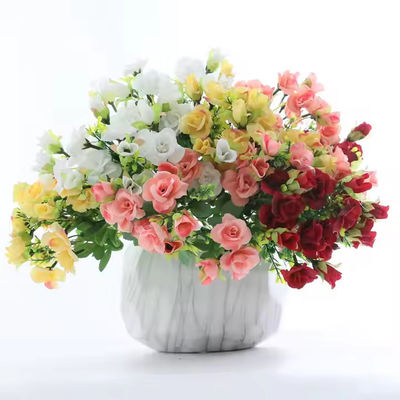 Giá tốt. Đồ bán buôn trang trí gia đình đám cưới Rose Bouquet Hoa lụa nhân tạo Bouquet trực tuyến