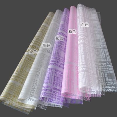 Giá tốt. Bán lẻ giấy bọc quà tặng bằng chữ cái tiếng Anh, giấy dán bán kính và vật liệu hoa trực tuyến