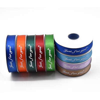 Giá tốt. 2CM polyester băng in chỉ cho bạn ruy băng bông hoa bao bì ruy băng có thể in LOGO điểm bán buôn trực tuyến