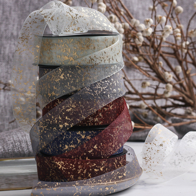 Giá tốt. Bấm nóng nứt dây chuyền chiffon DIY tóc vòm phụ kiện chiffon bao bì bóng chổi dây giày dây chuyền hoa quà hộp dây chuyền trực tuyến