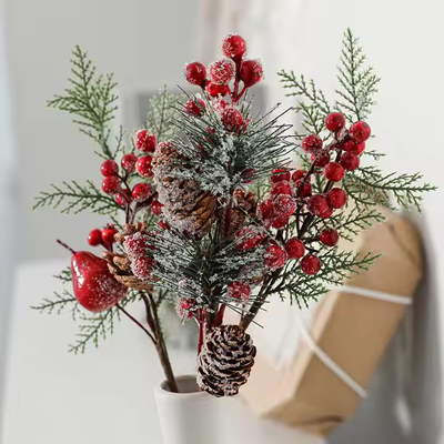 Giá tốt. Đồ dùng trang trí Giáng sinh Chọn bài viết trang trí bọt nhân tạo Giáng sinh Glitter Chọn hoa trực tuyến