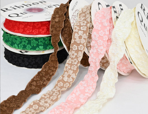 Giá tốt. 2,5cm nửa satin một nửa sợi bao bì ruy băng hoa sinh nhật ruy băng băng tay ruy băng Bướm trực tuyến