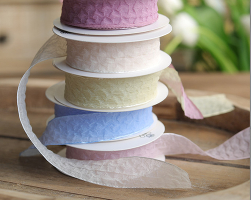Giá tốt. Weiyi Bubble Yarn 2.5cm Hoa Bouquet Bao bì Ribbon vật liệu thủ công Hộp quà Bao bì vật liệu hoa trực tuyến