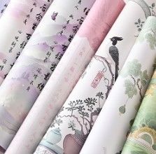 Giá tốt. Ngày Valentine Phong cách cổ xưa Sơn dầu Lótus Underglaze Beauty Flower Bao bì giấy trực tuyến