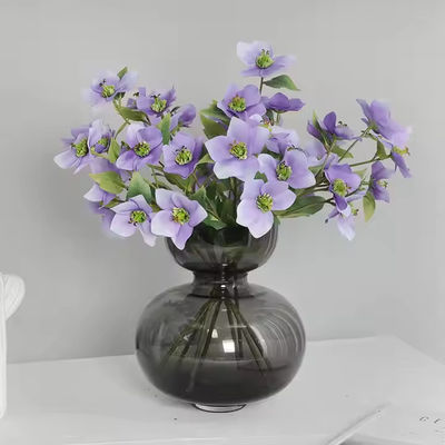 Giá tốt. Sản phẩm bán buôn 5 đầu hoa Dodder hoa nhân tạo Hellebore hoa cho trang trí nhà trực tuyến