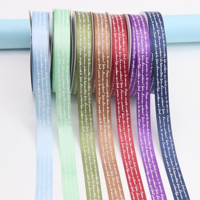 Giá tốt. 2cm green ribbon gift box packaging flower cake ribbon BESTWISHES hot stamping gift ribbon trực tuyến