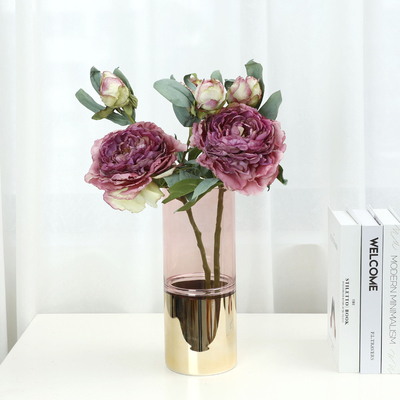 Giá tốt. cao cấp 28 lớp nướng cạnh hoa peony nhà trang trí phòng khách hoa nhân tạo trang trí đám cưới hoa nhân tạo bán buôn trực tuyến