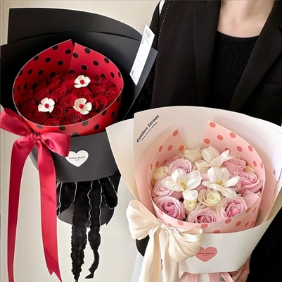 Bảng giấy hoa hoa ngày của mẹ nổi tiếng Waltz Polka Dot Một mảnh hình dạng cho các sắp xếp hoa