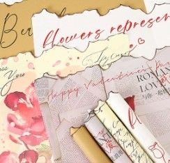 Giá tốt. Tấm nghệ thuật yêu lửa Fire Edge Retro giấy đóng gói hoa da bò trực tuyến