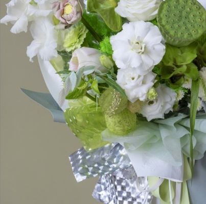 Giá tốt. Lễ hội Qixi Ice Cube Mặt nạ mắt mèo Bông giấy bọc không thấm nước nghệ thuật hoa thủ công Bông giấy bọc cửa hàng hoa trực tuyến