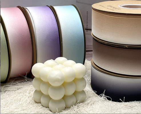 Giá tốt. New Gradient 1.0cm Ribbon Clothing Accessories Bow DIY Accessories Birthday Flowers Festival Gift box binding strap Chiếc hộp quà tặng trực tuyến