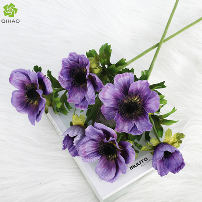 Mô phỏng 3 bông hoa hướng dương nhà đơn nhánh bạc hoa sen trang trí đám cưới mô phỏng hoa hướng dương trang trí