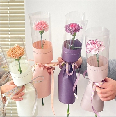 Nữ thần đơn bó hoa nhỏ bao bì minh bạch opp phim chống nước bọc giấy hoa DIY vật liệu cửa hàng hoa