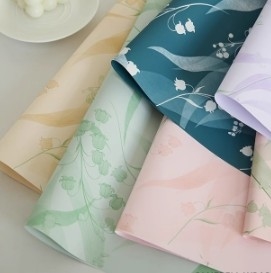 Giá tốt. Bảng giấy bao bì hoa hoa không thấm nước hoa xanh trực tuyến