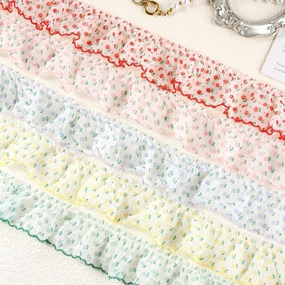 Polyester dệt dây chuyền tóc phụ kiện hoàn hảo bổ sung cho DIY thủ công với váy hoa nhỏ