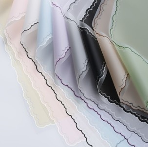 Giá tốt. Giấy bọc hoa hoa BOPP Jelly Lace Matte hoàn hảo để bọc trực tuyến
